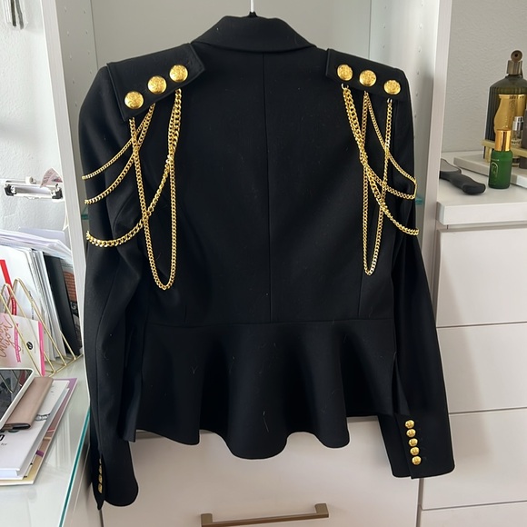 Veronica Beard Black Blazer with Gold Accents sz 2 - Picture 6 of 6